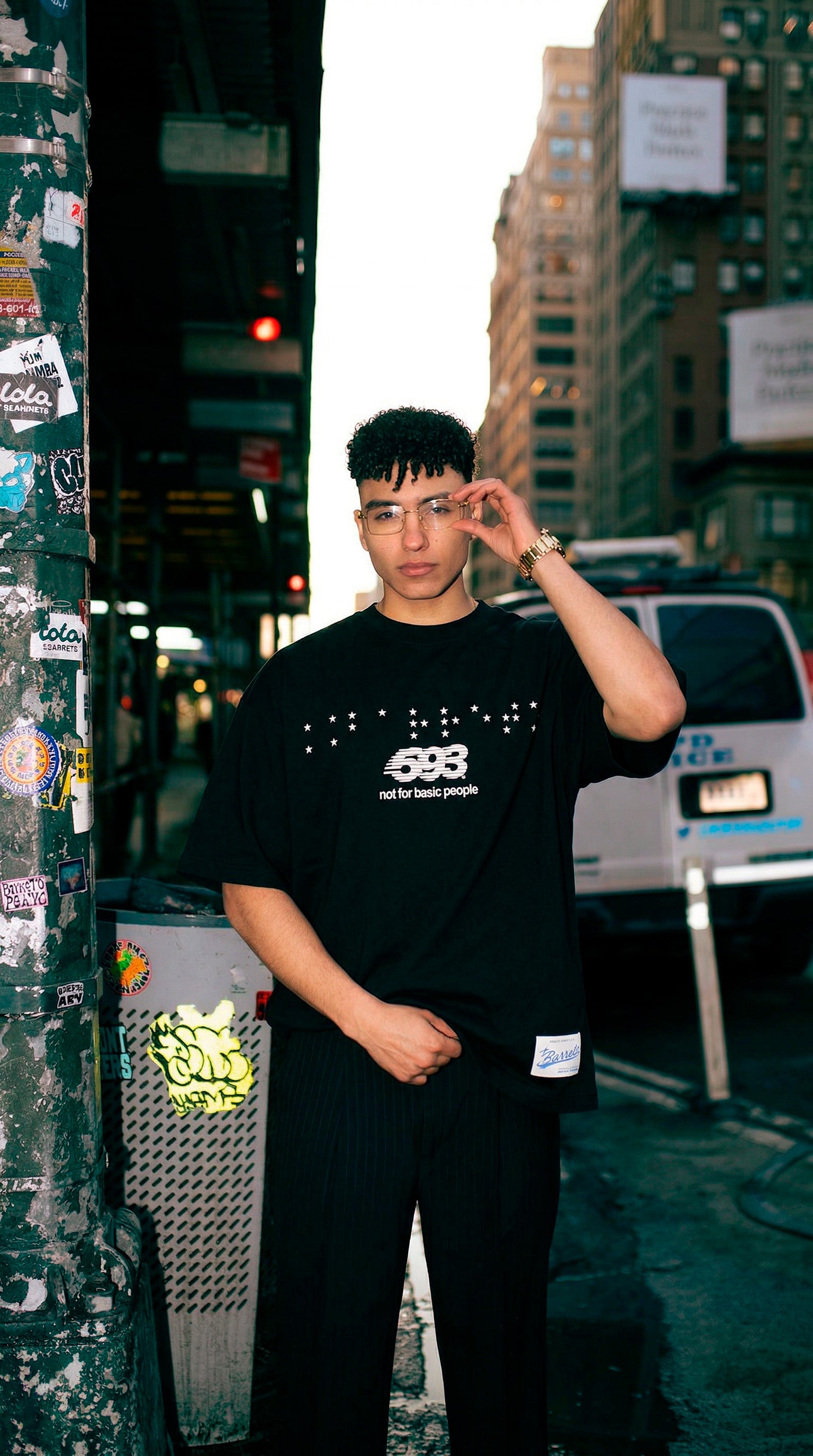 T-SHIRT BRAILLE BLACK