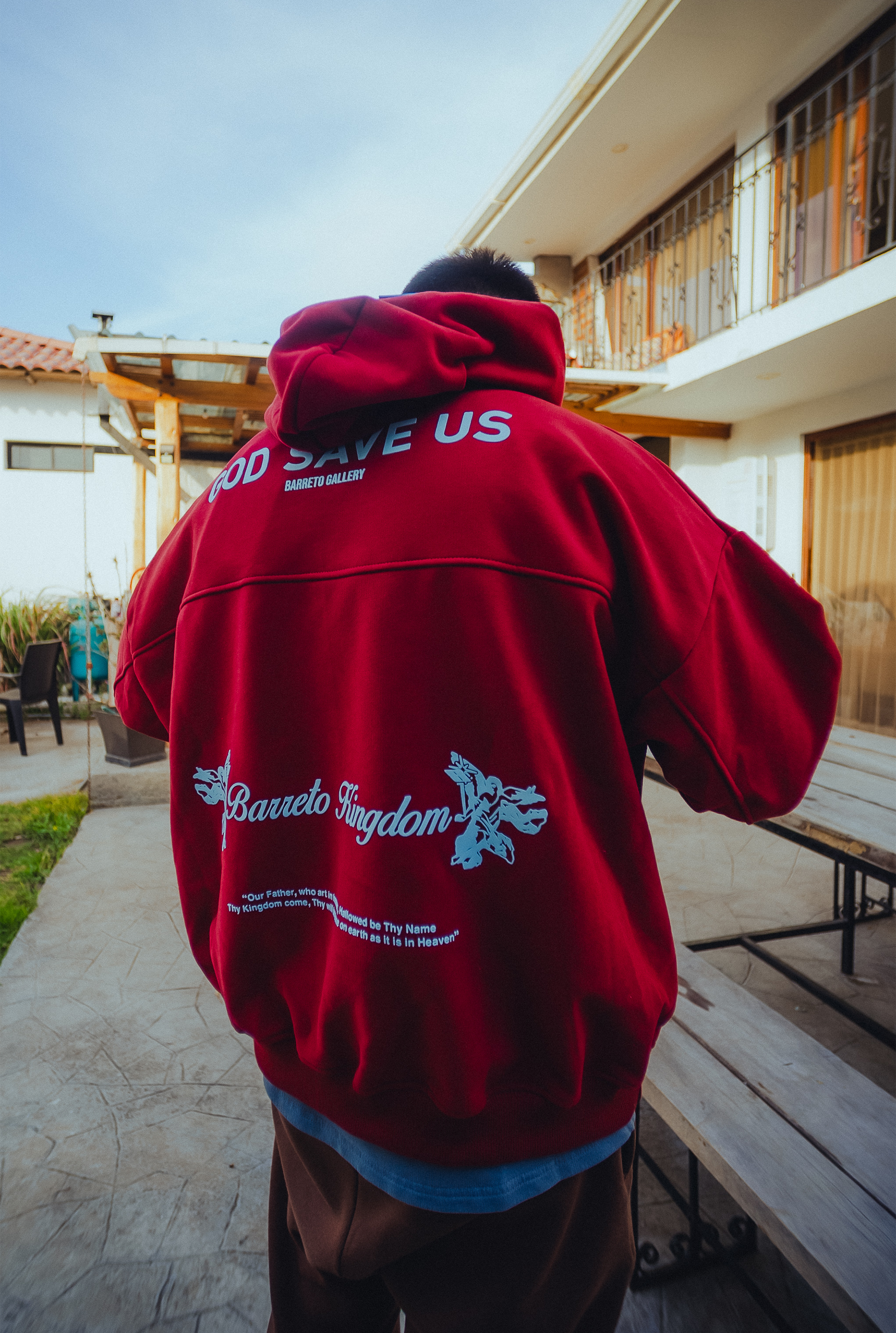 HOODIE BK WINE