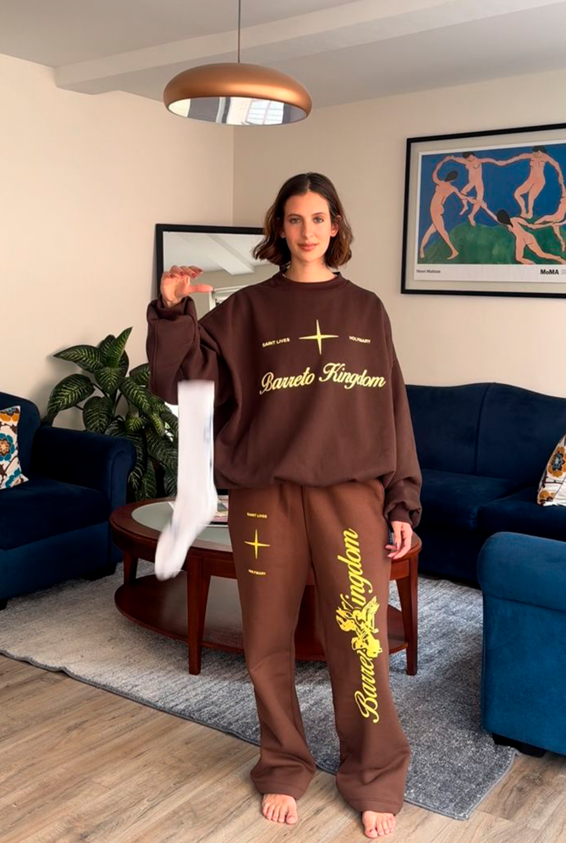 CREWNECK CHOCOLATE BK
