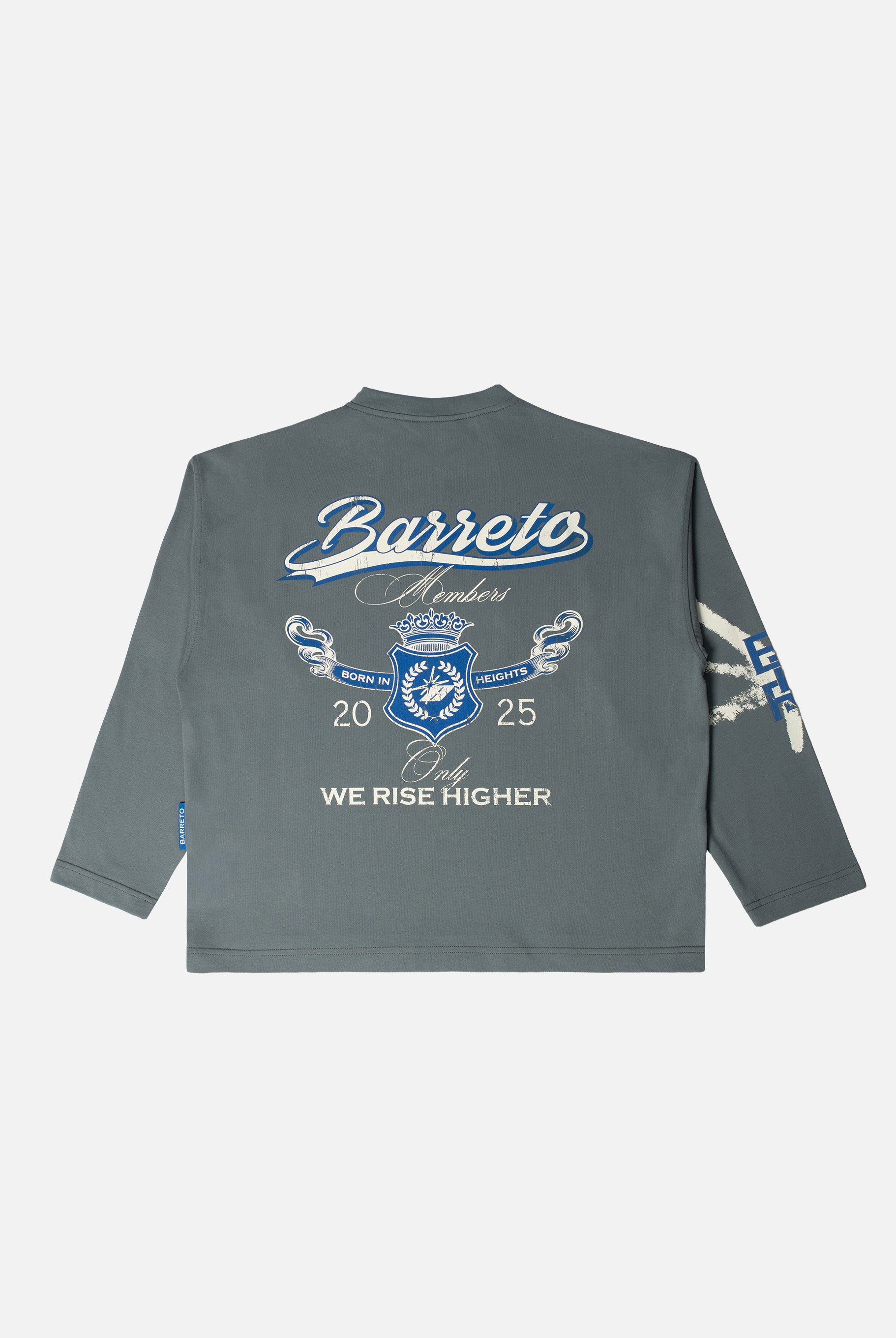 GREY BORN IN HEIGHTS LONGSLEEVE