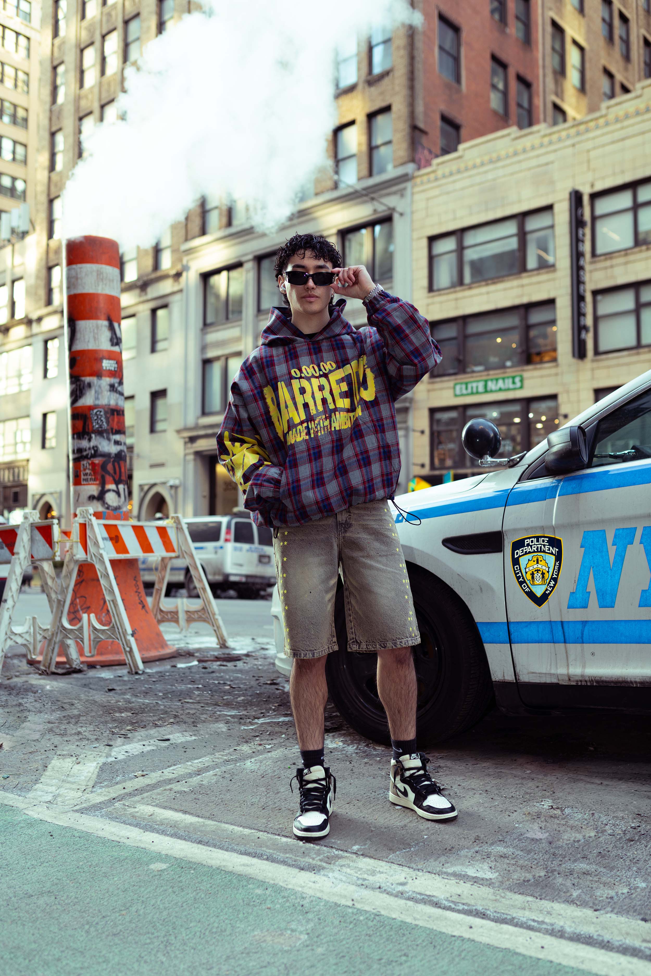 TARTAN HOODIE YELLOW (REVERSIBLE) (Limited to 15)