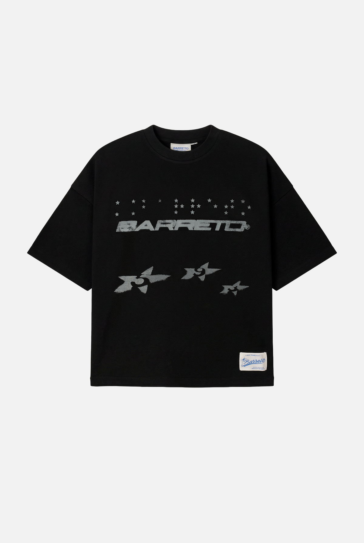 TSHIRT 593 STARS BLACK