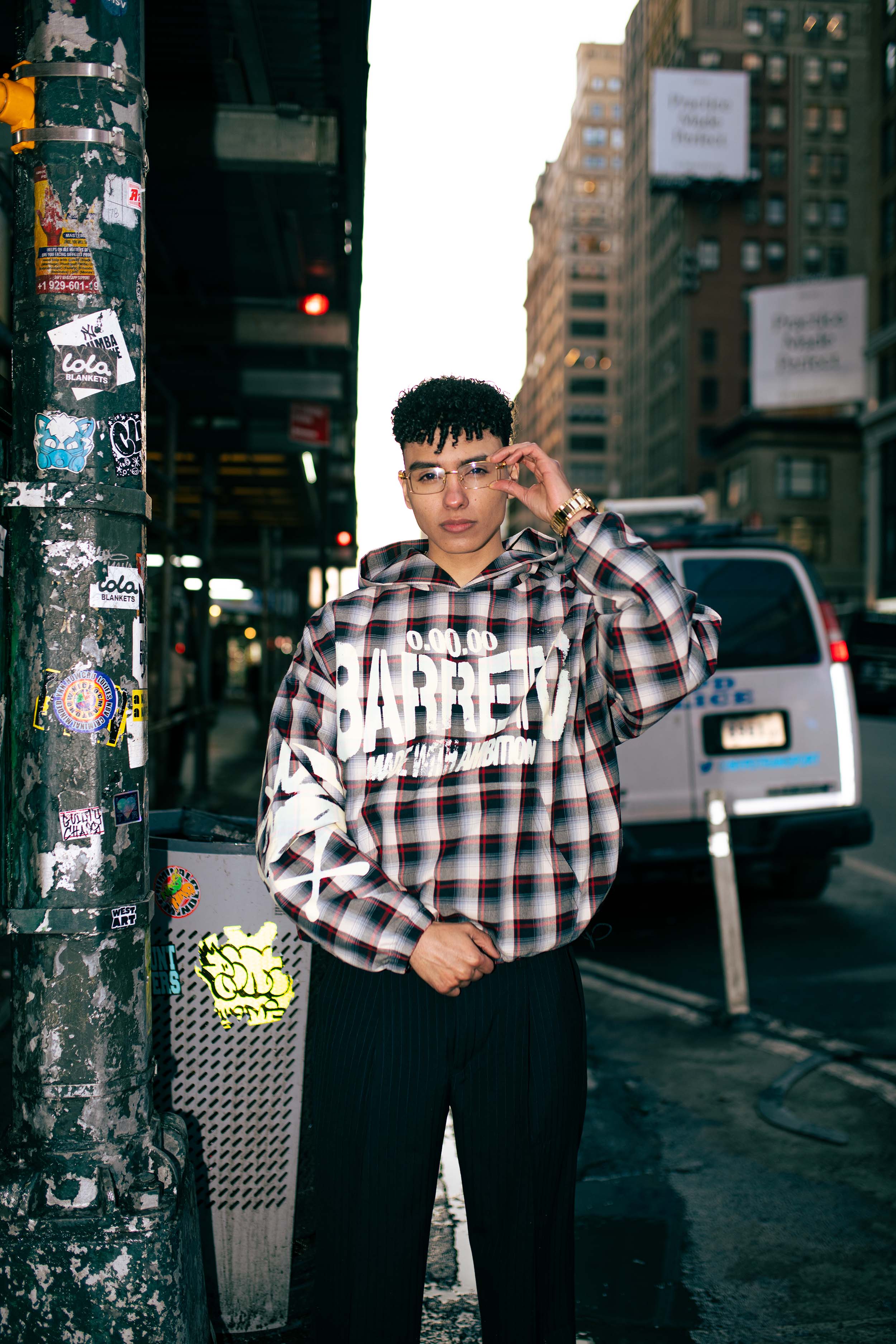 TARTAN HOODIE BEIGE (REVERSIBLE) (Limited to 15)