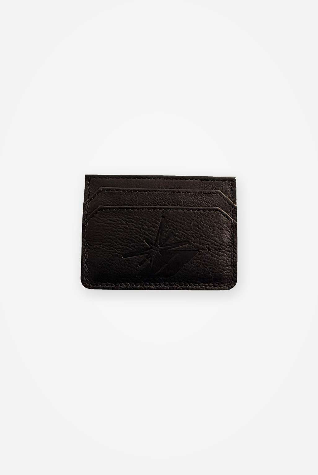 CARD HOLDER DARK BLACK (100% LEATHER)