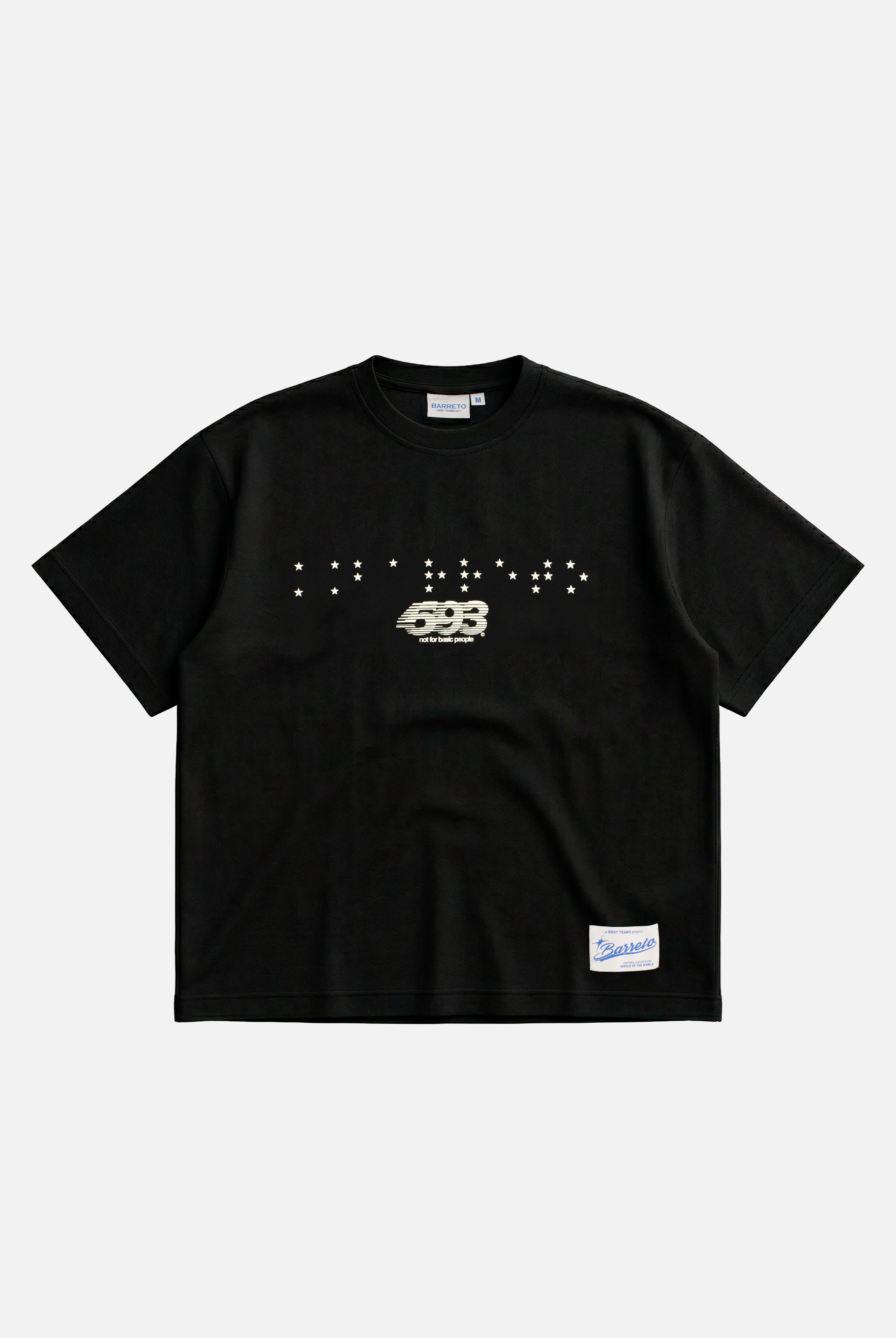 T-SHIRT BRAILLE BLACK