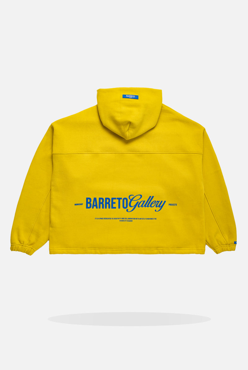 HOODIE YELLOW BARRETO GALLERY