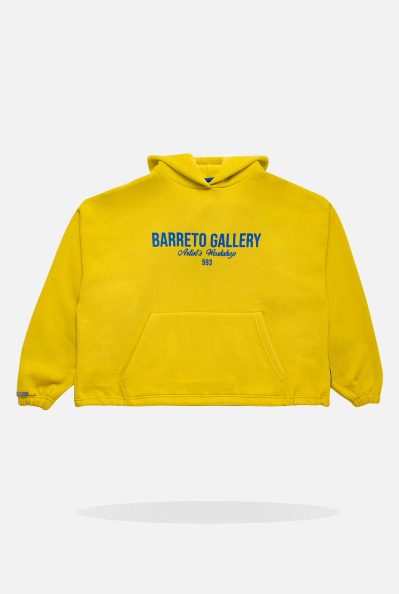 HOODIE YELLOW BARRETO GALLERY