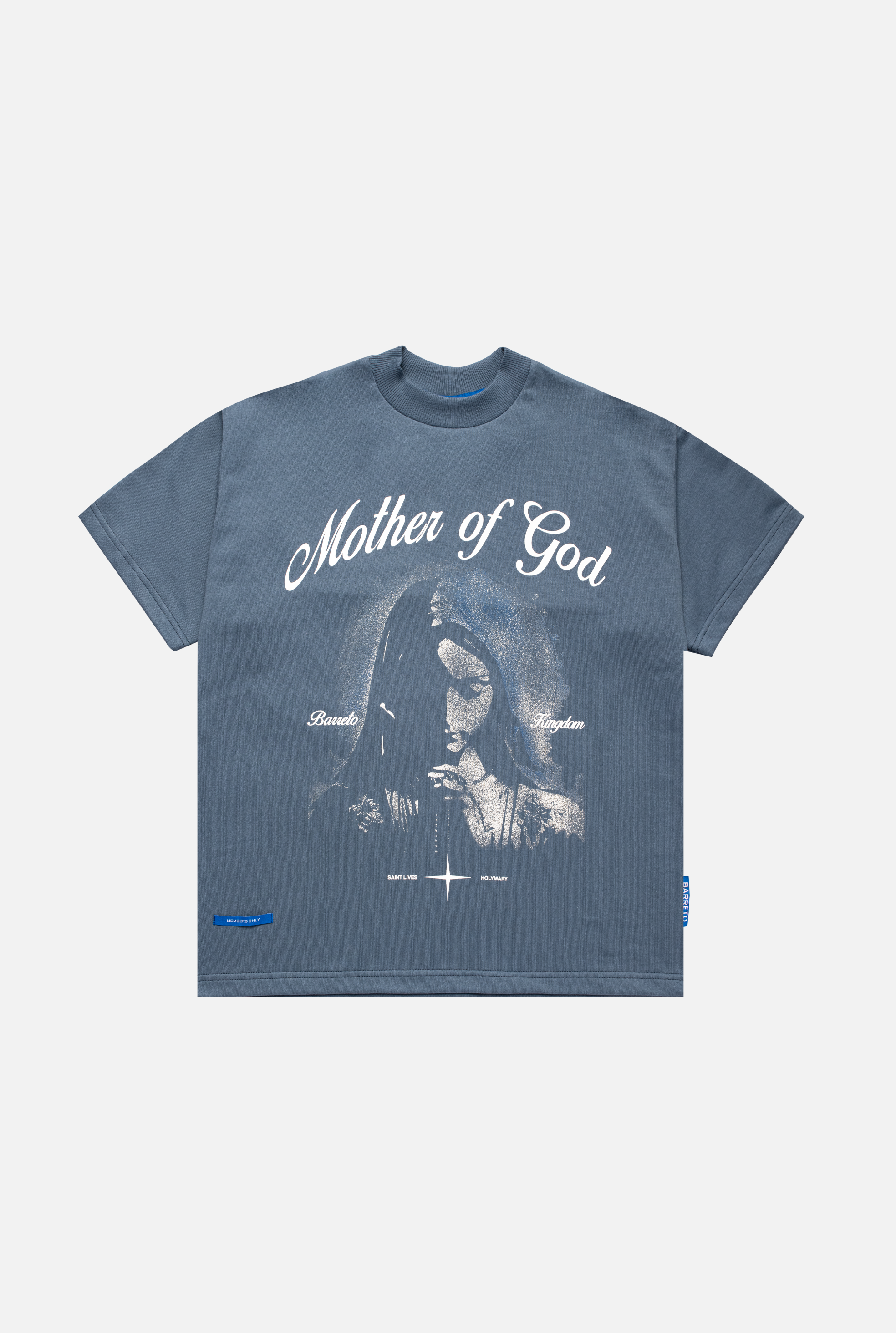 T-shirt blue Mother of God (Premium)
