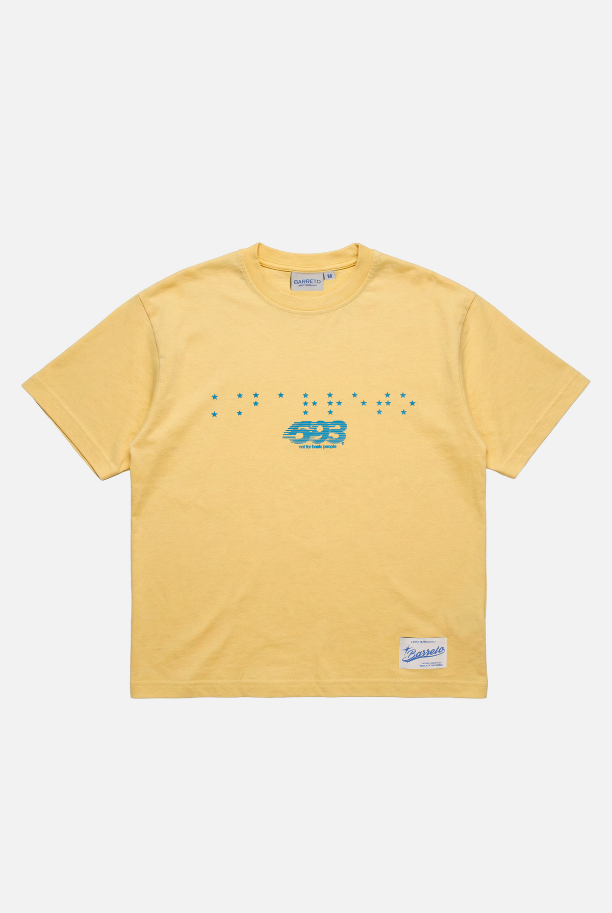 T-SHIRT BRAILLE YELLOW