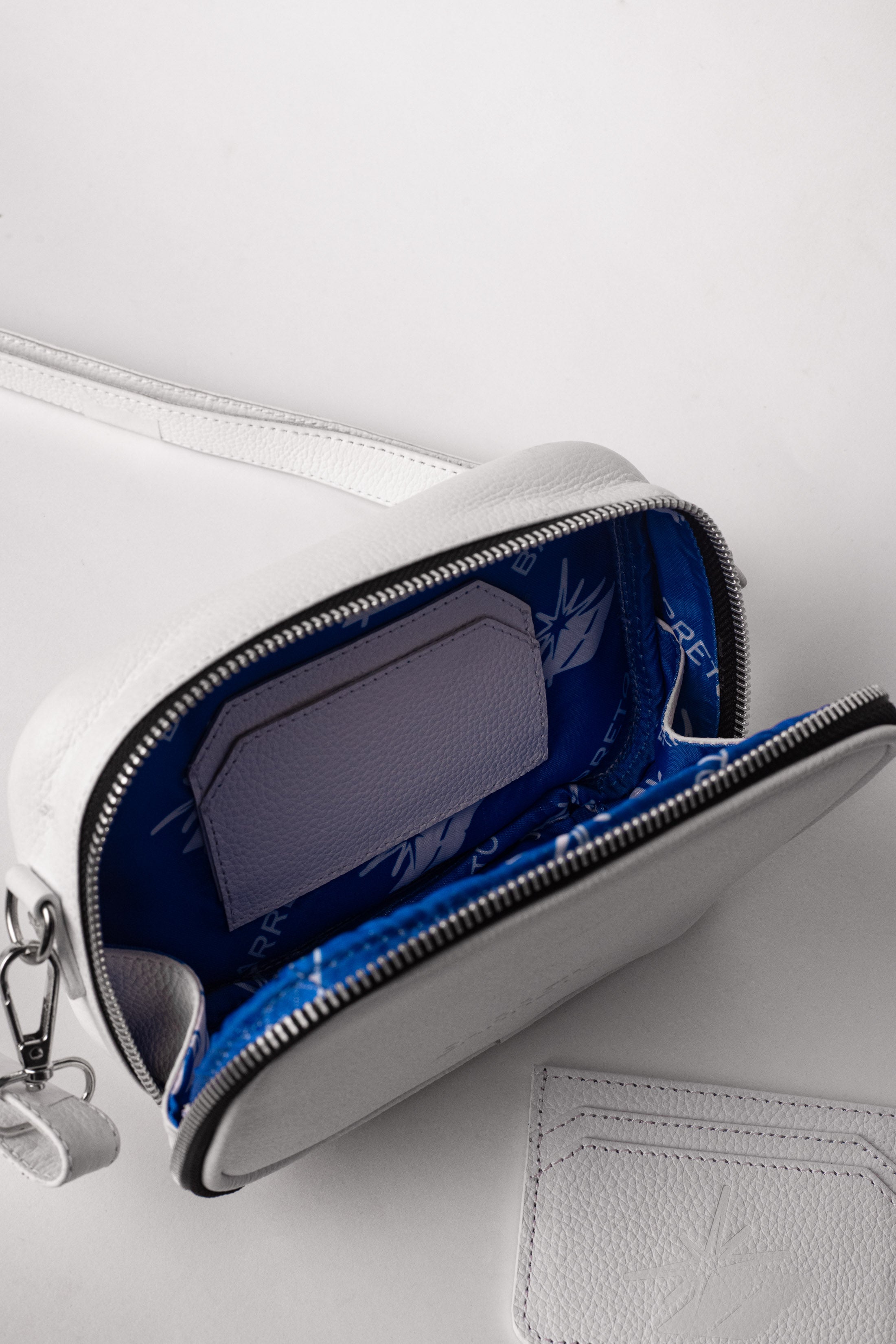 SHOULDER BAG - WHITE (100% LEATHER)