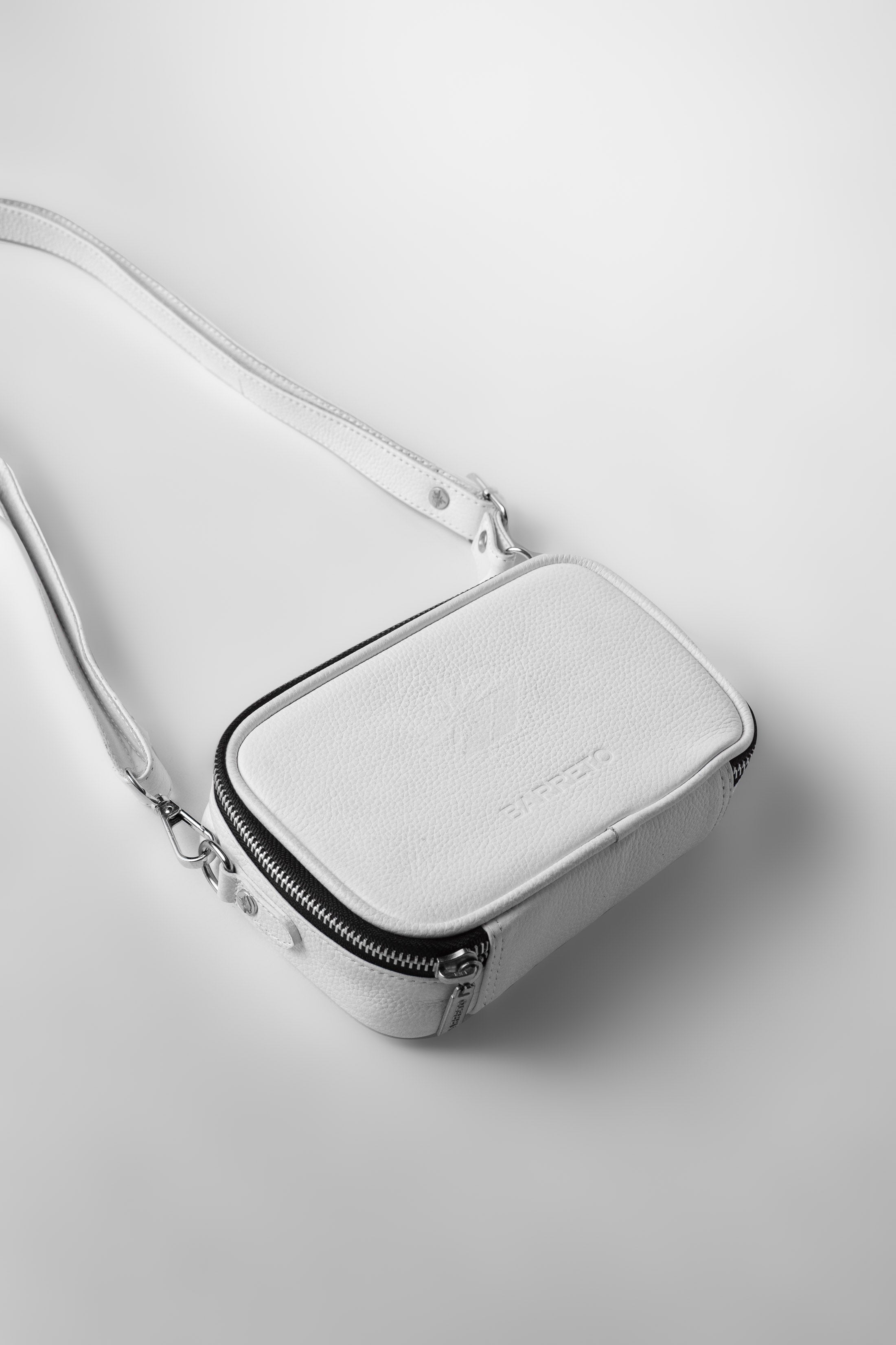 SHOULDER BAG - WHITE (100% LEATHER)