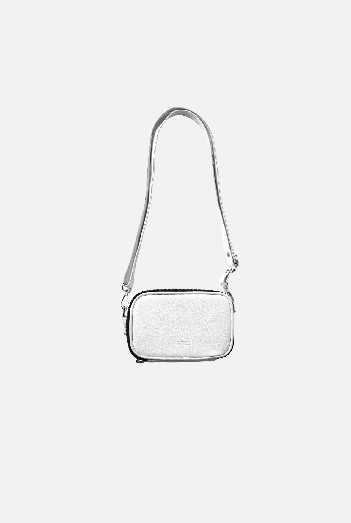 SHOULDER BAG - WHITE (100% LEATHER)