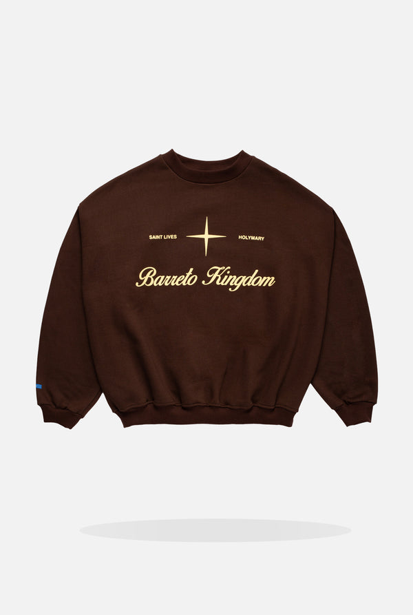 CREWNECK CHOCOLATE BARRETO KINGDOM