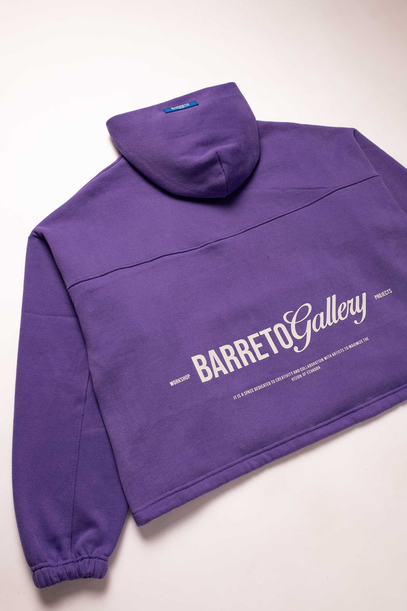 HOODIE BARRETO GALLERY LILA