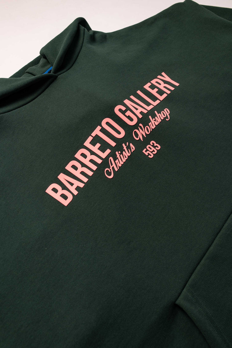 HOODIE BARRETO GALLERY GREEN