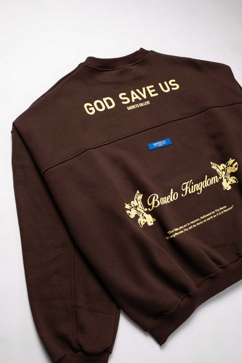 CREWNECK CHOCOLATE BARRETO KINGDOM