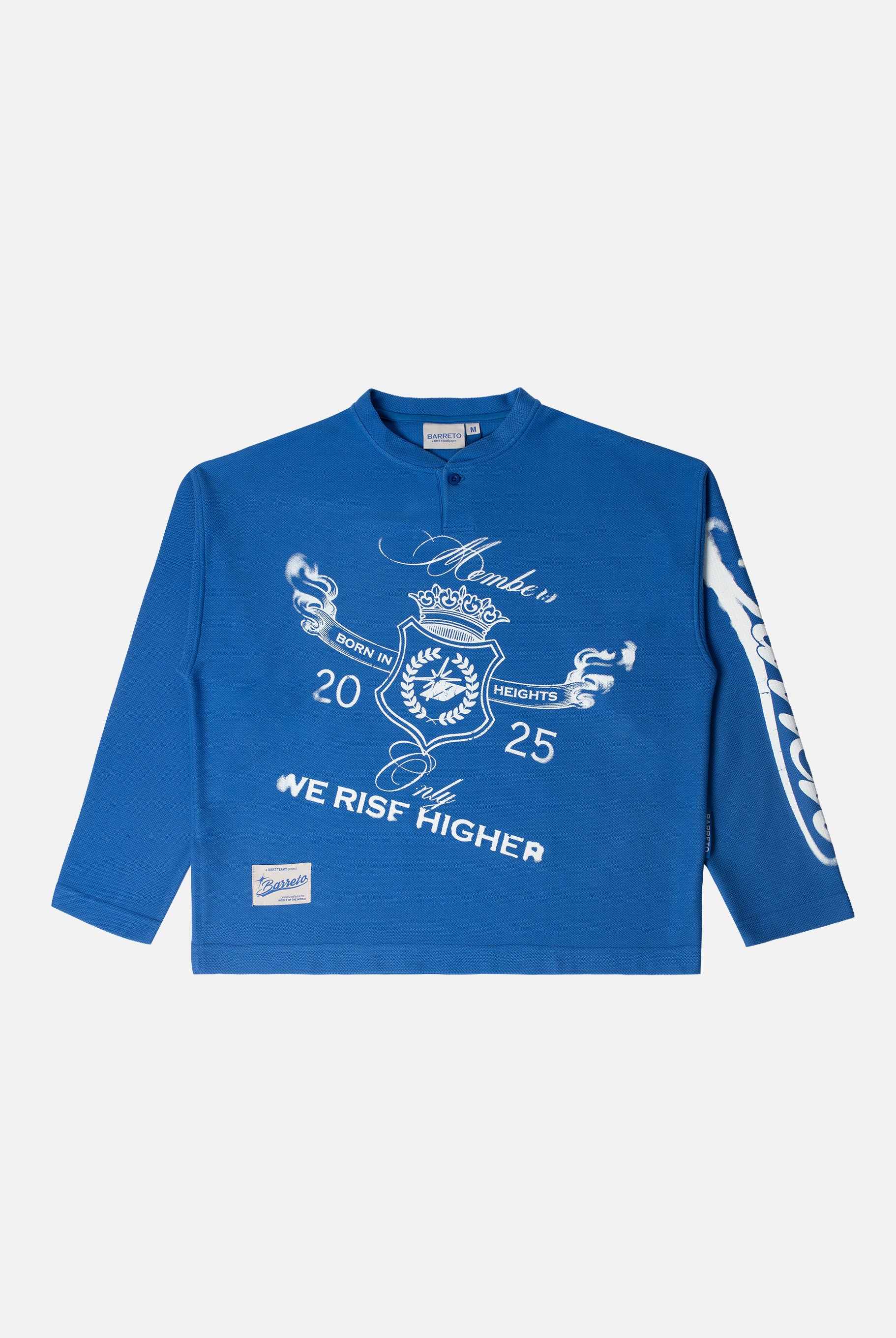 BLUE BORN IN HEIGHTS LONGSLEEVE