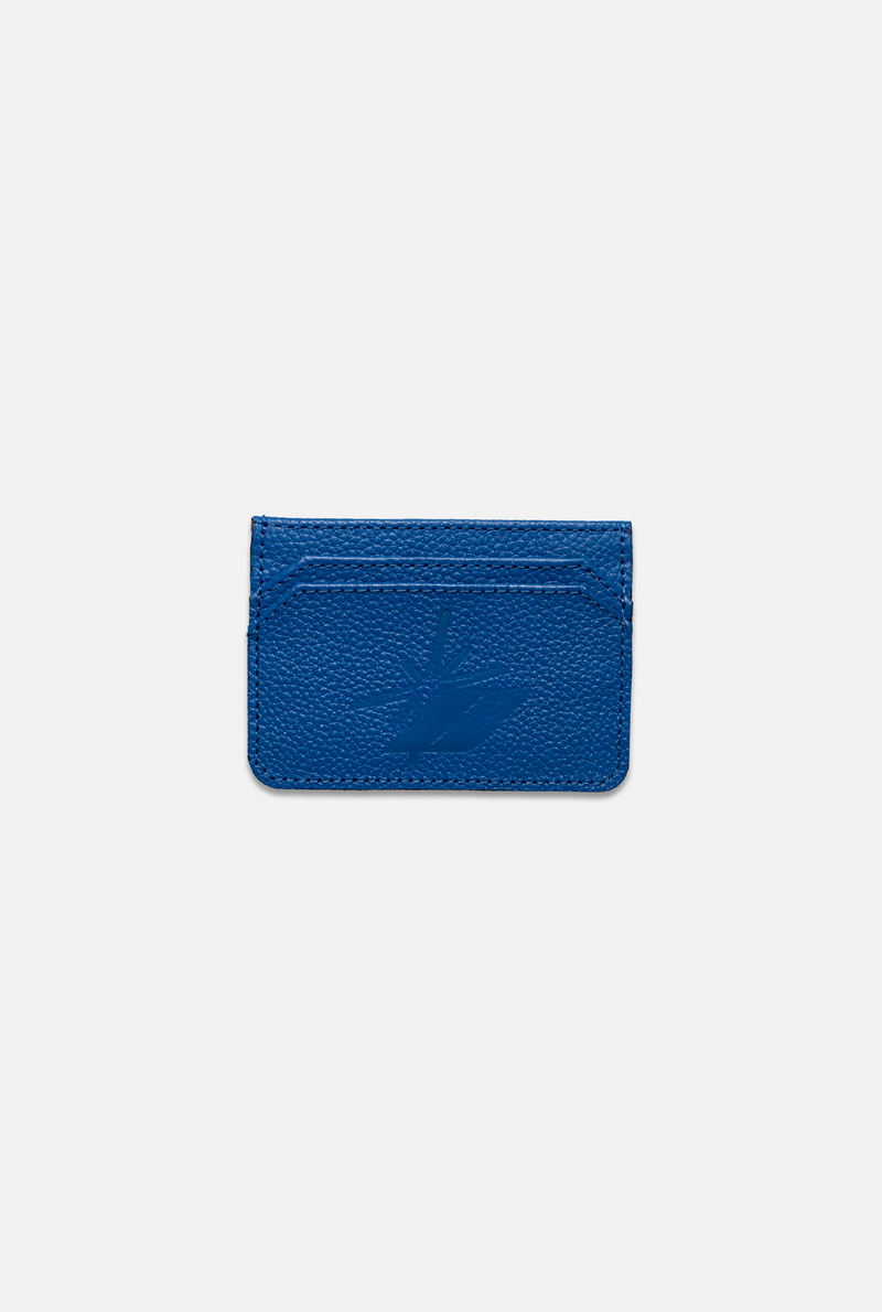 BLUE CARD HOLDER (100% LEATHER)