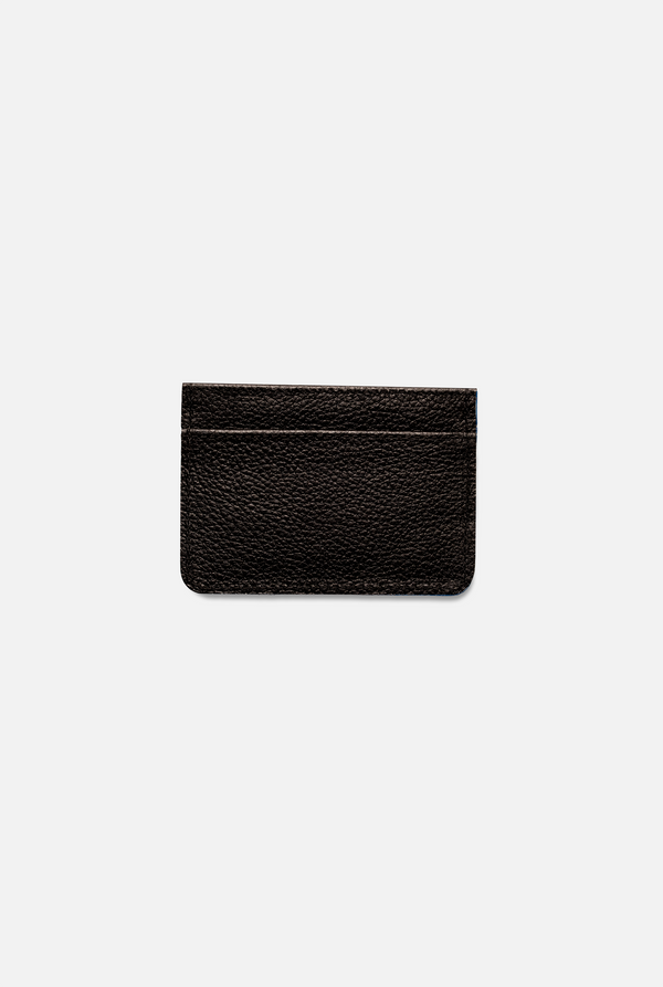 BLACK CARD HOLDER (100% LEATHER)