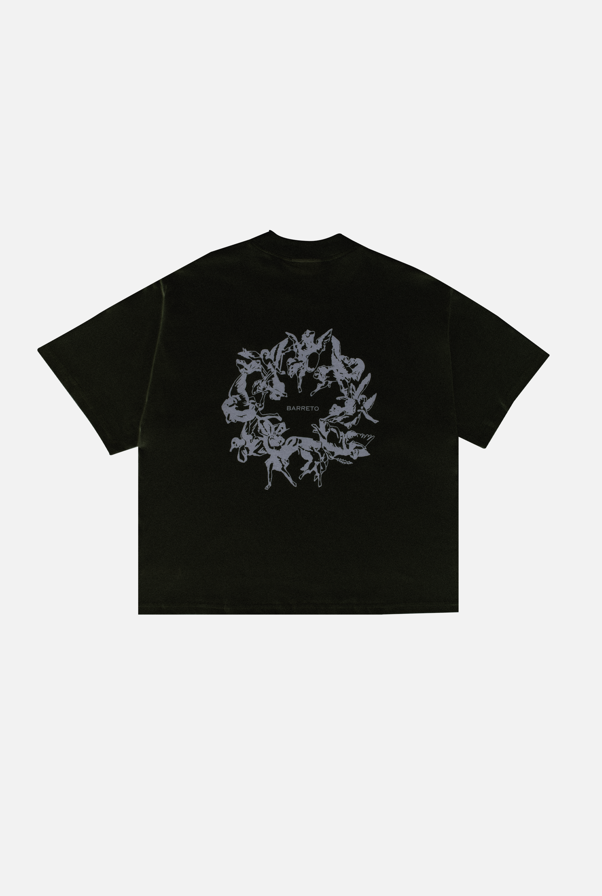 T-shirt black angel (BOXY)